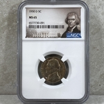 1950-D Jefferson Nickel, MS 65-091