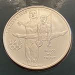 1995-D Uncirculated Gymnastics Silver Dollar