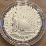 1986-S Proof Statue of Liberty Half Dollar