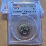 2005-P Jefferson Nickel, BU, First Strike, PCGS