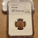 1938-D Lincoln Cents MS66-002