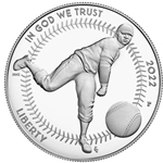 2022-P Negro Leagues Baseball Proof Silver Dollar, Wanted