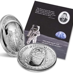 2019-P Apollo 11 50th Anniversary 2019 Proof Silver Dollar and Kennedy-Apollo 11 Intaglio Print, Wanted