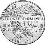 2016-D National Park Service 100th Anniversary Clad Half Dollar Uncirculated Coin, Wanted