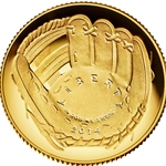 2014-W National Baseball Hall of Fame Proof Five Dollar Gold Coin, Wanted