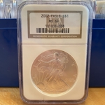 2002 American Eagle Silver One Ounce Certified / Slabbed MS69 - 038