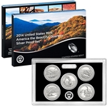 2014 America the Beautiful Quarters Proof Set - Silver