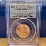 2004-S Sacagawea Dollar, Proof PF69DCAM
