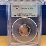 2001-S Jefferson Nickel, PR69DCAM