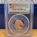 2014-S Jefferson Nickel, PR69DCAM