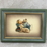M.I. Hummel 882/A The Guardian Framed Picture, Tmk 8