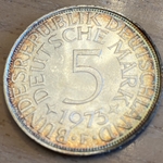 1973F Germany, 5 Deutsche Mark, KM112