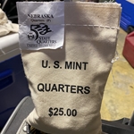 2006-P Nebraska, Washington Quarter, Original Mint Sewn Bag 100 Coins