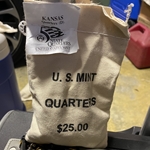 2005-P Kansas, Washington Quarter, Original Mint Sewn Bag 100 Coins