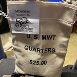 2003-D Missouri, Washington Quarter, Original Mint Sewn Bag 100 Coins