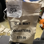 2008-D Oklahoma, Washington Quarter, Original Mint Sewn Bag 100 Coins