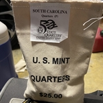 2000-P South Carolina, Washington Quarter, Original Mint Sewn Bag 100 Coins