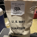 2000-P South Carolina, Washington Quarter, Original Mint Sewn Bag 100 Coins