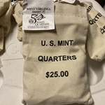 2005-P West Virginia, Washington Quarter, Original Mint Sewn Bag 100 Coins