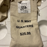 2001-D Vermont, Washington Quarter, Original Mint Sewn Bag 100 Coins
