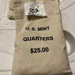 2000-P Virginia, Washington Quarter, Original Mint Sewn Bag 100 Coins
