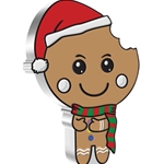 2021 1 oz Niue Silver Chibi Christmas Gingerbread Man