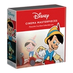 2022 Niue Disney Cinema Masterpieces - Pinocchio 3oz Silver Coin