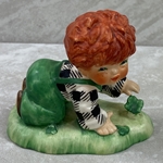 Goebel Figurine, Charlot Byj Red Head Series, BYJ 44 Lucky Day, Tmk 4