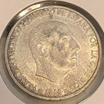 1966 Spain 100 Pesetas KM# 797