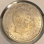 1966 Spain 100 Pesetas KM# 797