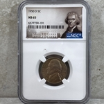 1950-D Jefferson Nickel, MS 65 - 101