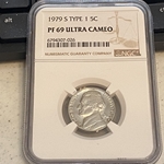 1979 S Type 1, Jefferson Nickel, PF 69 Ultra Cameo, 026