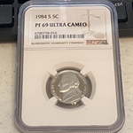 1984 S Jefferson Nickel, PF 69 Ultra Cameo, 016