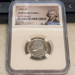 1988 S Jefferson Nickel, PF 69 Ultra Cameo, 023