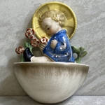 M.I. Hummel 36/1 Child with Flowers, Holy Water Front Tmk 1, Double Crown