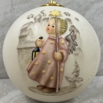M.I. Hummel 3018 Christmas Song Ceramic Ball Ornament Tmk 6