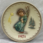 M.I. Hummel 264 Heavenly Angel Annual Plate 1971, 100th Anniversary Tmk 4