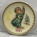 M.I. Hummel 264 Heavenly Angel Annual Plate 1971, 100th Anniversary Tmk 4