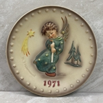 M.I. Hummel 264 Heavenly Angel Annual Plate 1971, 100th Anniversary Tmk 4