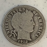 Barber Dime 1912