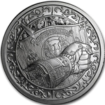 THE SHIELD - 2 oz "Brilliant Uncirculated" .999 Fine Silver Round