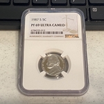 1987 S Jefferson Nickel, PF 69 Ultra Cameo, 012