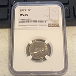1975-S Jefferson Nickel, MS 65 012