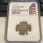 2001-S Jefferson Nickel, PF 69 Ultra Cameo - 007