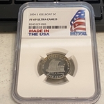 2004-S Jefferson Nickel, Keelboat, PF 69 Ultra Cameo, 026
