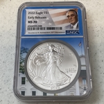 2022 American Eagle Silver One Ounce Certified / Slabbed, Early releases, MS 70