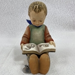 M.I. Hummel 14/A Boy, Book Worm Bookends,  Arbeitsmuster Red X, We11/62, Tmk 3