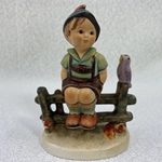 M.I. Hummel 111 3/0 Wayside Harmony, Green Socks, © 1938, Tmk 4