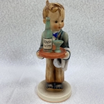 M.I. Hummel 154/0 Waiter, Rhein-wine,  Arbeitsmuster, Color, Red Line, O.S. 6. /61, Tmk 4