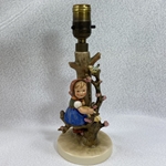 M.I. Hummel 229 Apple Tree Girl, Table Lamp Tmk 2